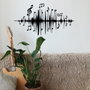 Wallity Lal Escultura de Pared de Metal Negra